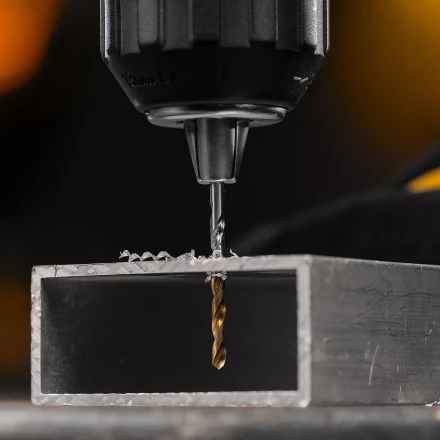 Сверло спиральное по металлу Denzel 2,5 x 57 мм, Р6М5, Golden Tip , 2шт. 718224 купить в Челябинске