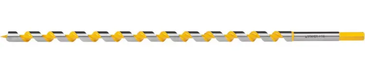 Сверло по дереву "Spiral", спираль Левиса, HEX хвостовик, STAYER Professional 29475-450-14, d=14х450мм 29475-450-14 купить в Челябинске