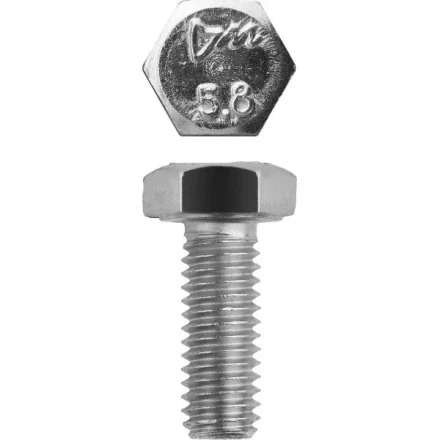 Болт ЗУБР &quot;МАСТЕР&quot; с шестигранной головкой, ГОСТ 7798-70, класс прочности 5.8, оцинкованный, M6x12мм, 5кг 303080-06-012 купить в Челябинске