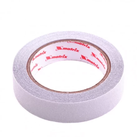 Лента клейкая противоскользящая прозрачная 25 мм x 5 м Matrix 88709 купить в Челябинске