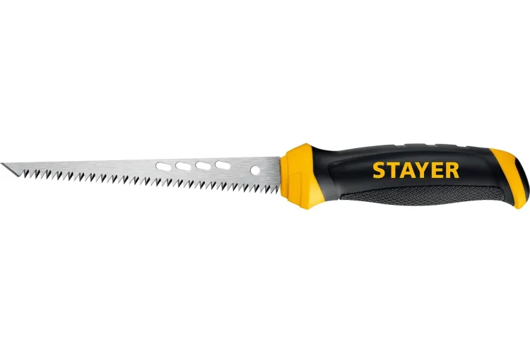 STAYER 160 мм, выкружная ножовка по гипсокартону, Professional, 8TPI, 15173_z02 купить в Челябинске