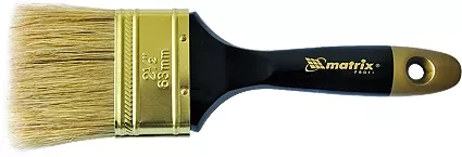 Кисть плоская "Профи" 1" натуральная щетина деревянная ручка  MATRIX 83150 купить в Челябинске