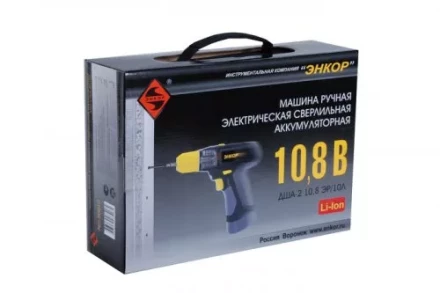Шуруповерт ДША-2 108 ЭР/10Л аккумуляторный сумка 50010 купить в Челябинске