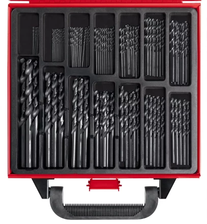 ЗУБР 99 шт, (1-10 мм), сталь Р4М2, класс В, мет.бокс, набор сверл по металлу (29605-H99) купить в Челябинске