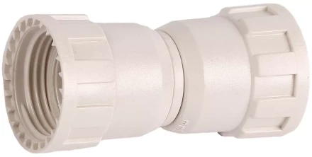 Соединитель ЗУБР &quot;ШиреФит&quot; &quot;накидная гайка - накидная гайка&quot;, 20мм 51496-20 купить в Челябинске