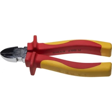 Бокорезы ЗУБР &quot;ПРОФЕССИОНАЛ&quot; &quot;ПРОФИЭЛЕКТРИК&quot;, диэлектрические, двухкомпонентная рукоятка, высоковольтные до ~1000В, 160мм 22145-5-16 купить в Челябинске