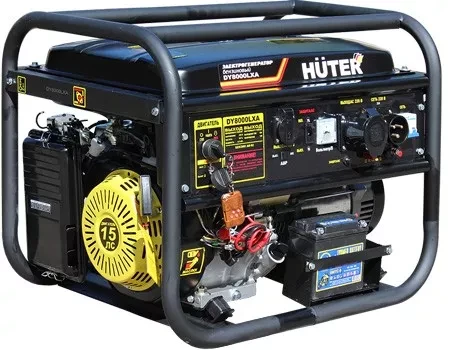 Бензогенератор Huter DY8000LXA с АВР купить в Челябинске