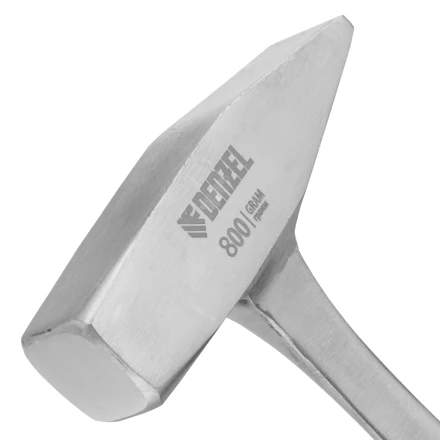 Молоток слесарный 800 г Denzel 10405, цельнометаллический, двухкомпонентная рукоятка купить в Челябинске