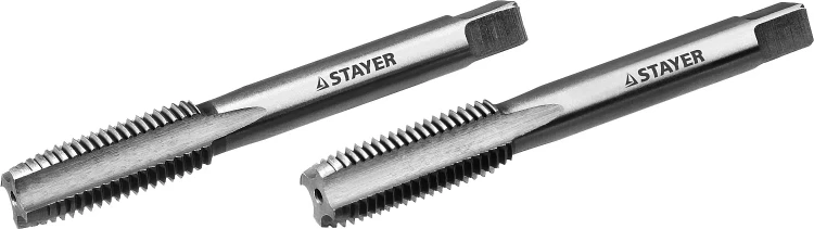 Комплект метчиков STAYER "MASTER", сталь 9ХС, М12х1,75, 2 шт 28025-12-1.75-H2 купить в Челябинске