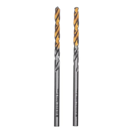 Сверло спиральное по металлу 3 x 60 мм, Р6М5, Golden Tip , 2шт. Denzel 718225 купить в Челябинске