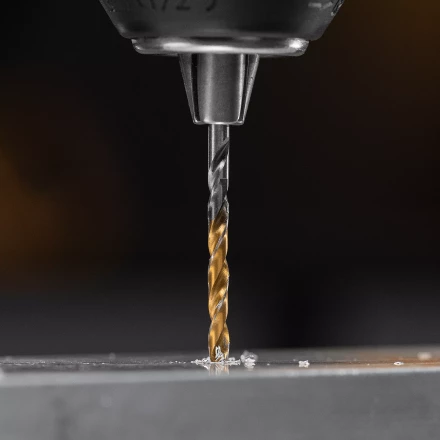 Сверло спиральное по металлу 3 x 60 мм, Р6М5, Golden Tip , 2шт. Denzel 718225 купить в Челябинске