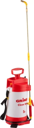 Опрыскиватель GRINDA садовый &quot;Clever Spray&quot;,5 л, с латунным  телескоп. удлинителем и упорами для ног 8-425155_z01 купить в Челябинске