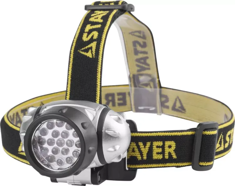 Фонарь STAYER "STANDARD" налобный светодиодный, 19LED, 4 режима, 3ААА 56570 купить в Челябинске