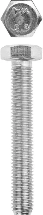 Болт ЗУБР &quot;МАСТЕР&quot; с шестигранной головкой, ГОСТ 7798-70, класс прочности 5.8, оцинкованный, M12x80мм, 5кг 303080-12-080 купить в Челябинске