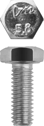 Болт ЗУБР &quot;МАСТЕР&quot; с шестигранной головкой, ГОСТ 7798-70, класс прочности 5.8, оцинкованный, M6x16мм, 5кг 303080-06-016 купить в Челябинске