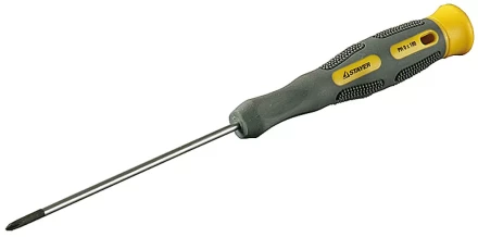 Отвертка STAYER &quot;PRECISION&quot; MAX-GRIP для точн работ, Cr-V, намагн, PH №0x150мм 25826-0-150 G купить в Челябинске