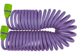 Шланг спиральный, 7,5 м х 10 мм, пластм. фурнитура (адаптер 3/4"+ разбрызгиватель) PALISAD 67412