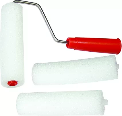 Набор: валик "ПОРОЛОН" с ручкой + 2 шубки 140 мм D валика - 42 мм  Россия 80450 купить в Челябинске