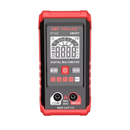 Мультиметр цифровой компактный КВТ SMART KT 123 с автоматическим выбором режимов и пределов измерений (88550) купить в Челябинске