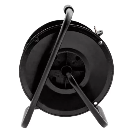 Удлинитель силовой 50 м Сибртех 95855, 10А, тип УХ10, ПВС, на кабельной катушке, 4 розетки без заземления купить в Челябинске