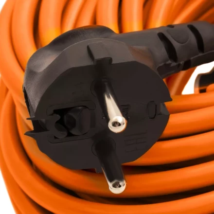 Удлинитель-шнур силовой 30 м Сибртех 95833, 16А, тип УХ16, ПВС, усиленный, 1 розетка без заземления купить в Челябинске