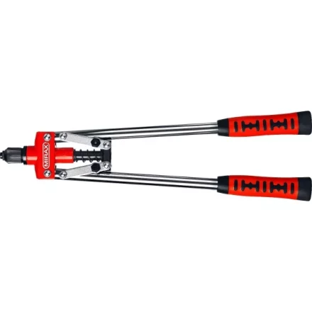 Заклепочник двуручный, DEXX 31034, заклёпки из Al и стали, регулят усил вытяг, d=2,4/3,2/4,8мм 31034 купить в Челябинске