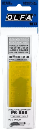 Лезвия OLFA двухсторонние для резака P-800, 13(16)х61х0,6мм, 3шт OL-PB-800 купить в Челябинске