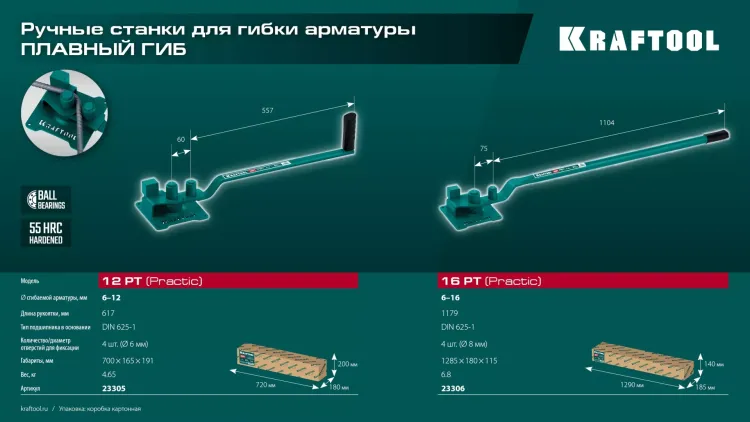 Ручной станок для гибки арматуры 23306 купить в Челябинске