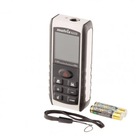 Лазерный дальномер Matrix LD-40 с электронным угломером 38015 купить в Челябинске