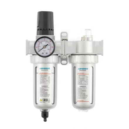 Блок подготовки воздуха регулятор-фильтр-лубрикатор G804 1/2&quot; GROSS 57451 купить в Челябинске