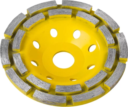 Чашка STAYER &quot;PROFESSIONAL&quot; алмазная сегментная двухрядная, высота 22,2мм, 125мм 33381-125 купить в Челябинске