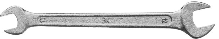 Ключ рожковый гаечный ЗУБР "СТАНДАРТ", оцинкованный, 10х12мм 27115-10-12 купить в Челябинске