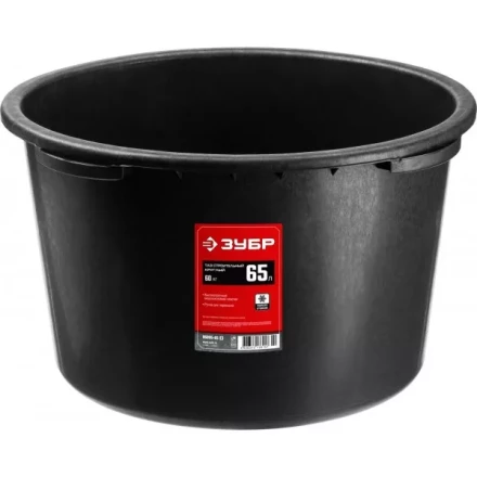 Кадка ЗУБР &quot;ЭКСПЕРТ&quot; строительная пластмассовая, 60л 06095-65_z03 купить в Челябинске