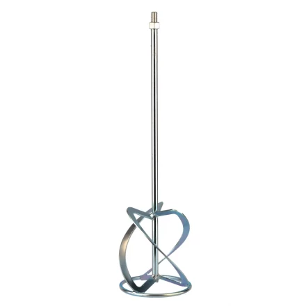 Насадка для миксера, для легких растворов Сибртех, 160 х 590 мм, оцинкованная, хвостовик резьба М14, 848997 купить в Челябинске