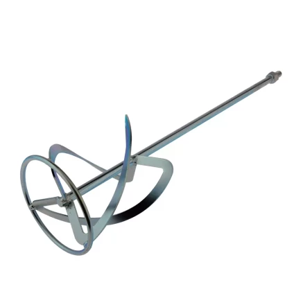 Насадка для миксера, для легких растворов Сибртех, 160 х 590 мм, оцинкованная, хвостовик резьба М14, 848997 купить в Челябинске