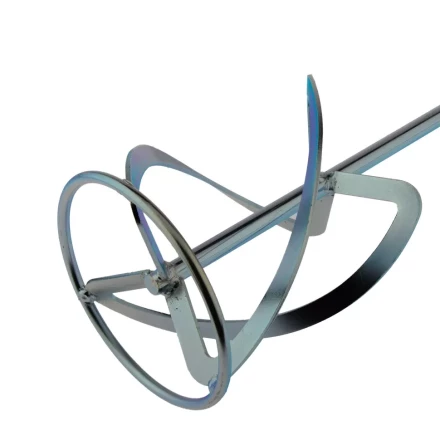 Насадка для миксера, для легких растворов Сибртех, 160 х 590 мм, оцинкованная, хвостовик резьба М14, 848997 купить в Челябинске