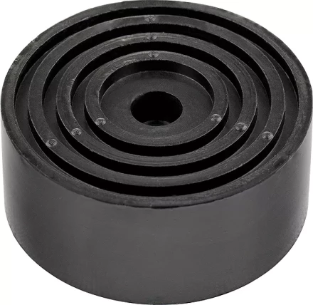 Резиновая опора для подкатного домкрата универсальная с увеличенной высотой 105x45 мм MATRIX Россия 50902 купить в Челябинске