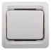 Выключатель СВЕТОЗАР &quot;ГАММА&quot; одноклавишный, без подсветки, цвет белый, 10А/~250В SV-54130-W купить в Челябинске