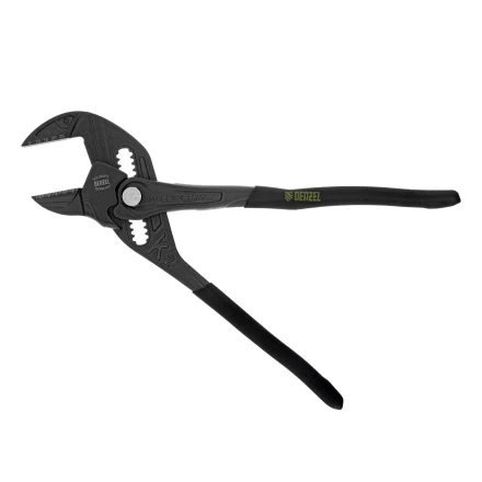 Клещи переставные Denzel 17910, кнопочный механизм, обливные рукоятки, сантехнические, 250 мм купить в Челябинске