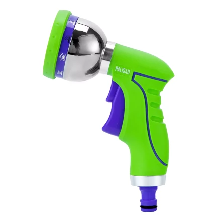 Пистолет-распылитель Palisad 6526358, 10 режимов, металлический корпус купить в Челябинске