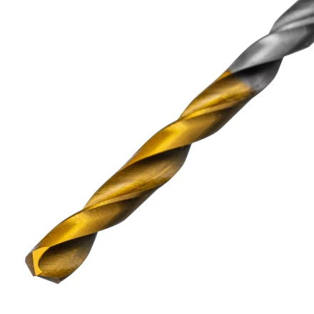 Сверло спиральное по металлу 3,5 x 70 мм, Р6М5, Golden Tip , 2шт. Denzel 718227 купить в Челябинске