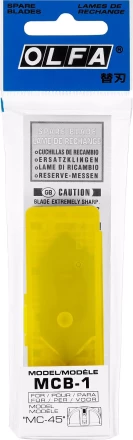Лезвия OLFA для ножа MC-45/2B, 20(14)х49х0,3мм, 5шт OL-MCB-1 купить в Челябинске