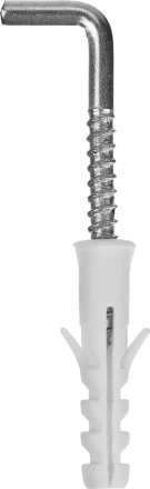 Дюбели ЕВРО с шурупом-крюком пакет серия МАСТЕР купить в Челябинске