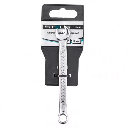 Ключ комбинированный 8 мм CrV антислип Stels 15245 купить в Челябинске