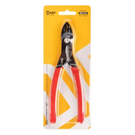 Многофункциональный стриппер КВТ WS-01A для снятия изоляции с проводов 0.5–4.0 мм (102403) купить в Челябинске