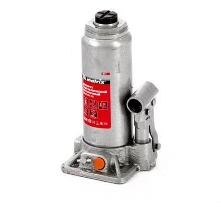 Домкрат гидравлический бутылочный 6 т в пластиковом кейсе Matrix 50777 купить в Челябинске