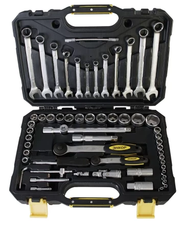 Набор инструмента 60 предметов пластиковый кейс 57056 купить в Челябинске