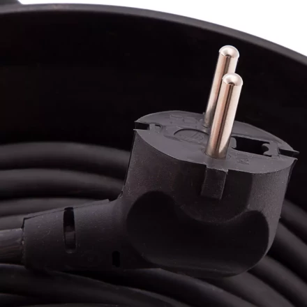 Удлинитель силовой 50 м, 16А, тип УХ10, ПВС, на кабельной катушке, 4 розетки без заземления Сибртех 95865 купить в Челябинске