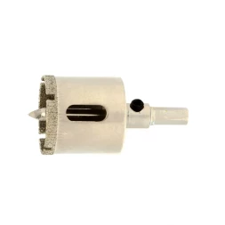 Сверло по керамической плитке и стеклу Сибртех, 30 х 55 мм, шестигранный хвостовик, с центрующим сверлом, 72716