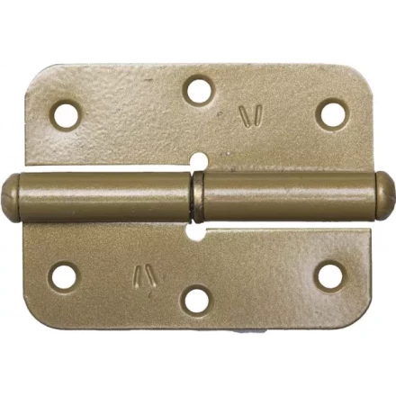 Петля накладная стальная &quot;ПН-85&quot;, цвет золотой металлик, левая, 85мм 37643-85L купить в Челябинске